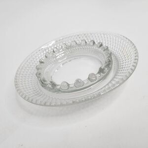Hobnail Ashtray Clear‎ Glass Vintage